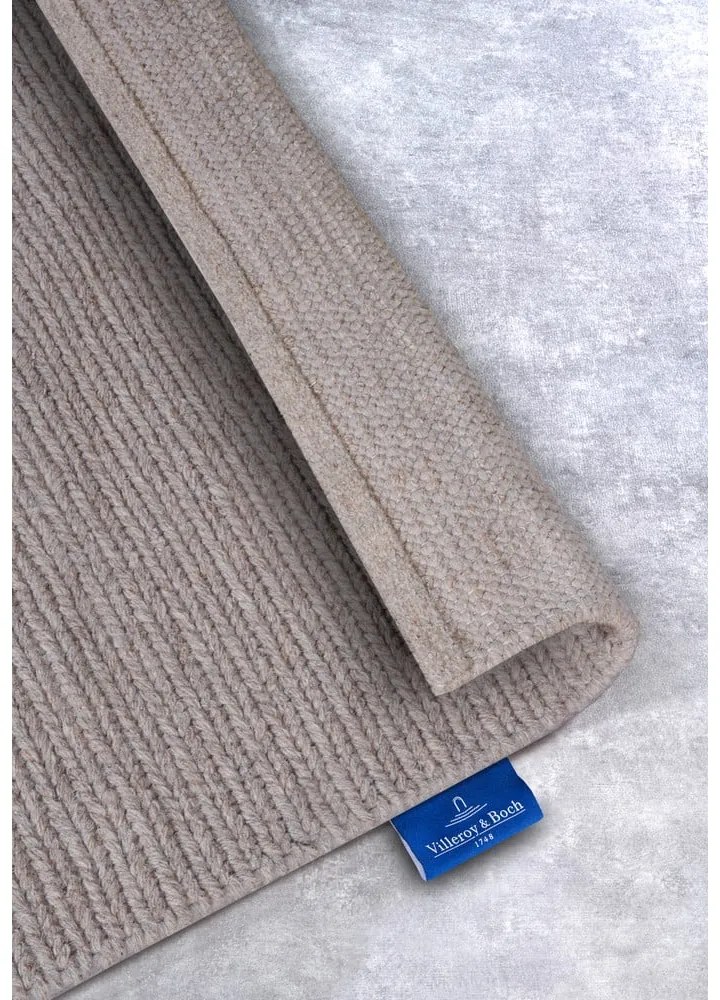 Passatoia marrone chiaro in lana tessuta a mano 80x200 cm Francois - Villeroy&amp;Boch