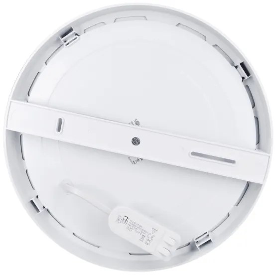 Solight WD244-S - Pannello LED 2 in 1 24W/230V 3000/4000/6000K diam. 30 cm IP54 argento