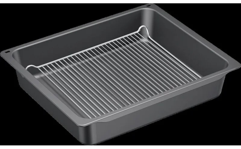 Bosch - Piatto rettangolare nero HZ633070 per Forno Siemens e stufa