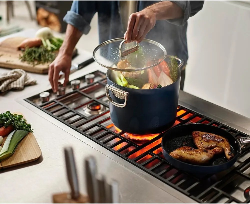 Pentola con coperchio incluso/con superficie in ceramica adatta all'induzione Space – Joseph Joseph