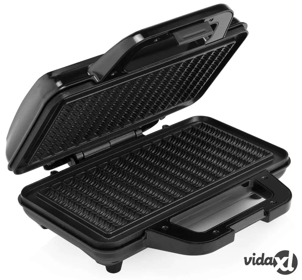 Tristar Piastra per Waffle WF-1171 1000 W Nero e Argento