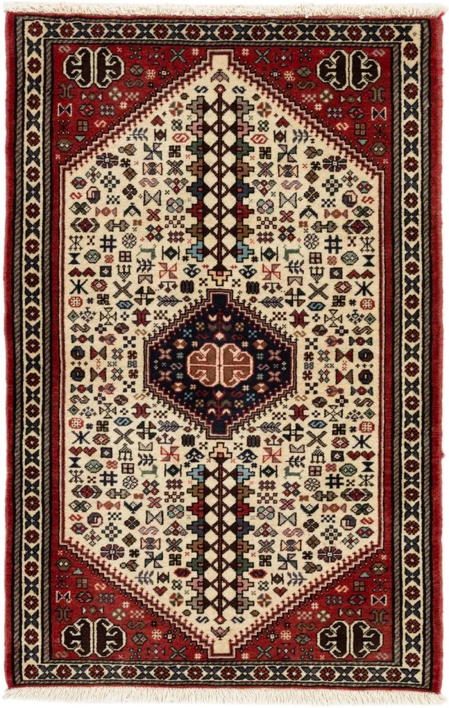 Abadeh Tappeto 130x80 (Iran) Annodato A Mano