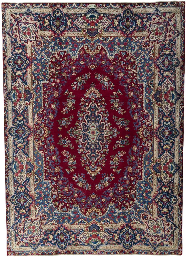 Yazd Tappeto persiano 350x250 Rosso (Iran) Annodato A Mano