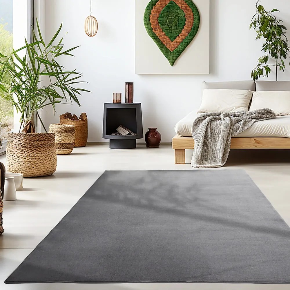 Tappeto lavabile grigio 140x200 cm Sky - Ayyildiz Carpets