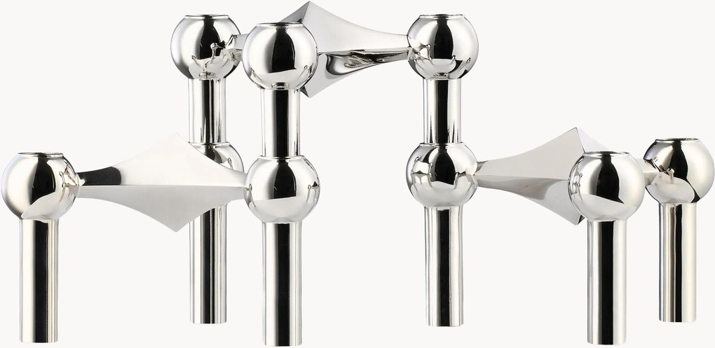 Set 3 candelabri Stoff Nagel