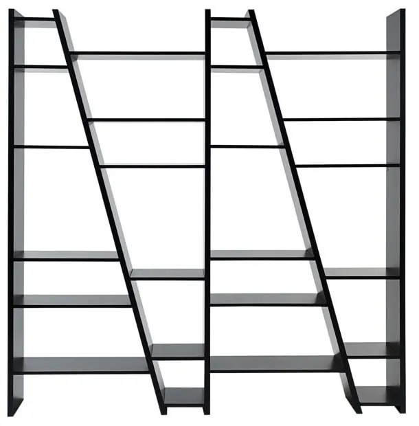 Libreria nera 190x195 cm Delta - TemaHome