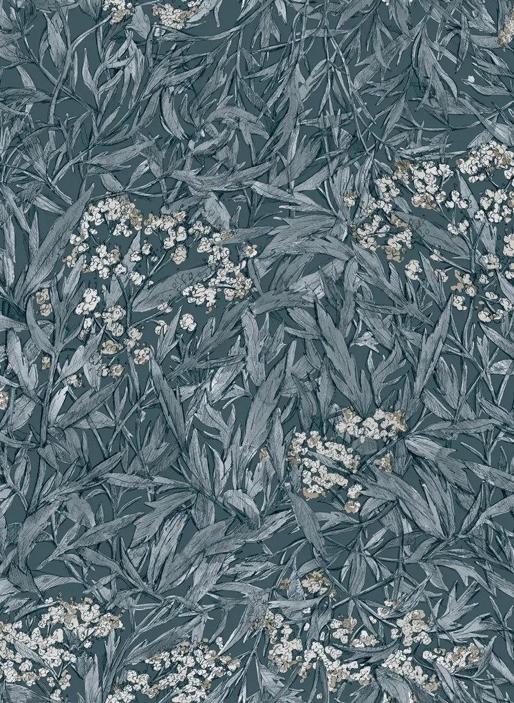 Sandberg Carta da parati Malin - Midnight & Blue