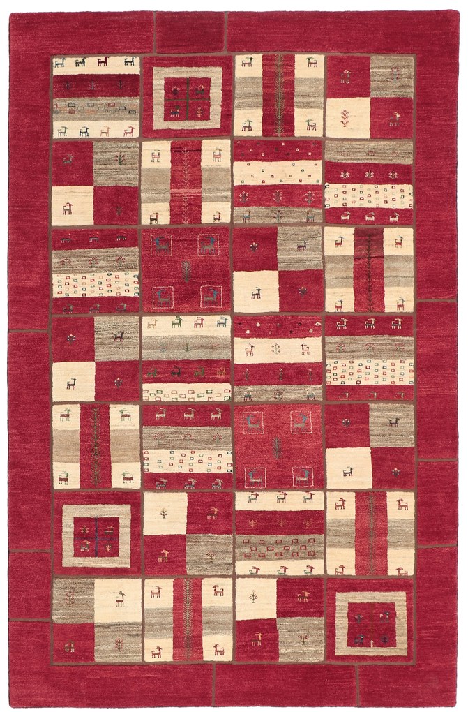 Gabbeh Tappeto persiano 200x310 (Iran) Annodato A Mano