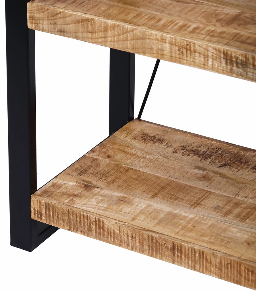 BANDERA - mobile in legno di mango con 5 ripiani