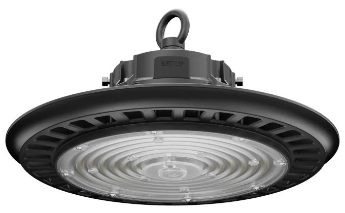 Campana LED Potenza Regolabile 110/150/200W, IP65, CCT Colore Bianco Variabile CCT