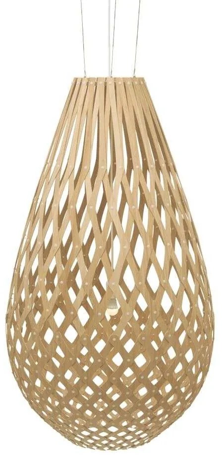 David Trubridge - Koura Lampada a Sospensione H160 Bamboo David Trubridge