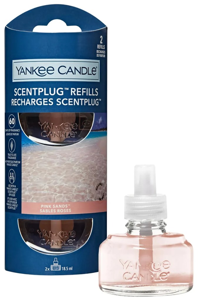 Set 2 ricariche per diffusore elettrico Pink Sands Yankee Candle