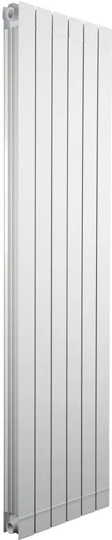 Radiatore acqua calda PRODIGE SUPERIOR in alluminio, 6 elementi, interasse 1800 mm, bianco