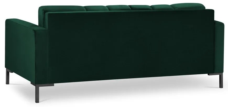 Divano in velluto verde scuro Bali - Cosmopolitan Design