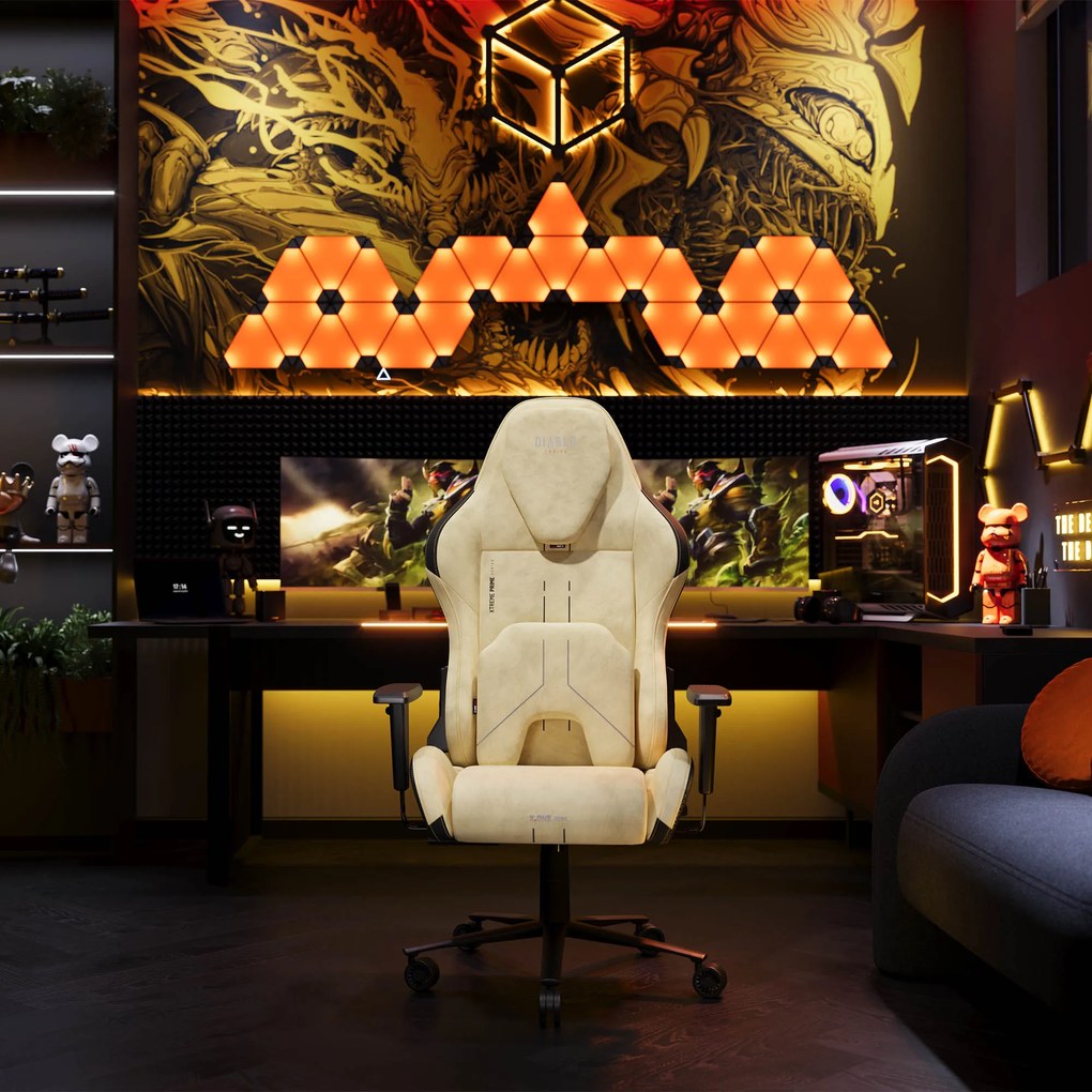 Sedia Da Gaming Diablo X.One Prime Broken Gold Normal Size