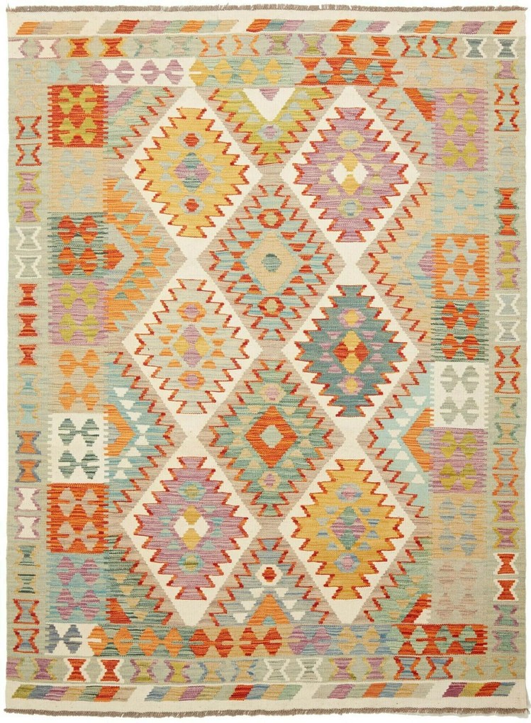 Kilim Tappeto 150x210 (Pakistan) Tessuto A Mano