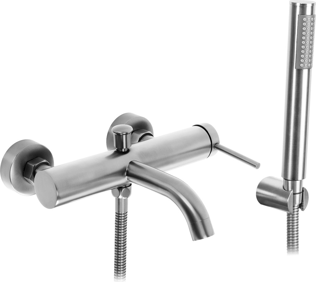 Rubinetto da vasca Rea Spot Nickel Brush