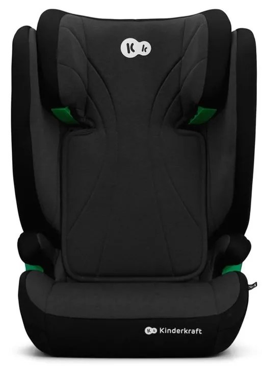 KINDERKRAFT - Seggiolino auto JUNIOR FIX 2 (100-150 cm) Graphite nero