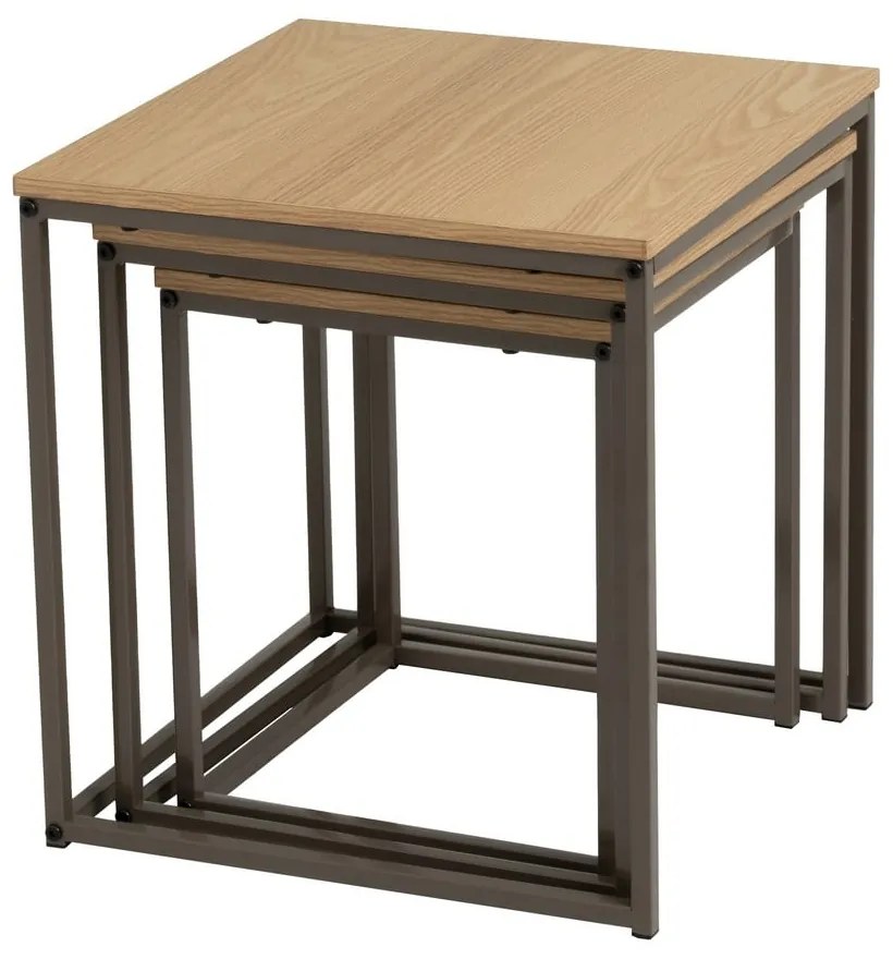 Set di 3 tavoli pieghevoli 40x40 cm - Casa Selección