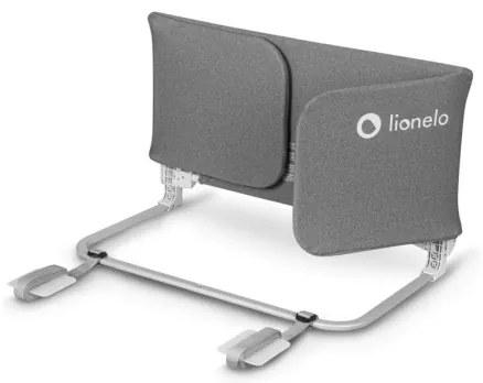 Lionelo - Barriera di sicurezza per letti LORA XL grigio scuro