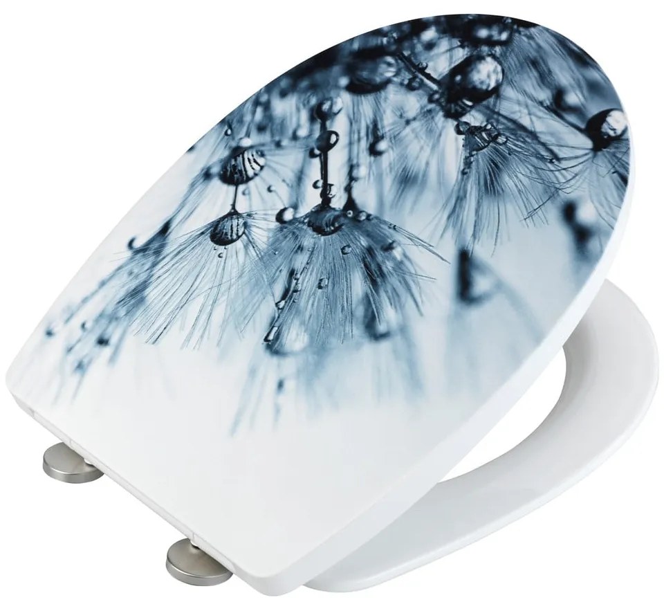 Sedile per wc con chiusura automatica 36,5 x 45 cm Sereno - Wenko