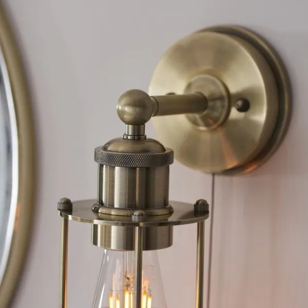 Endon 99952 - Applique da bagno CREW 1xE27/6W/230V IP44 ottone