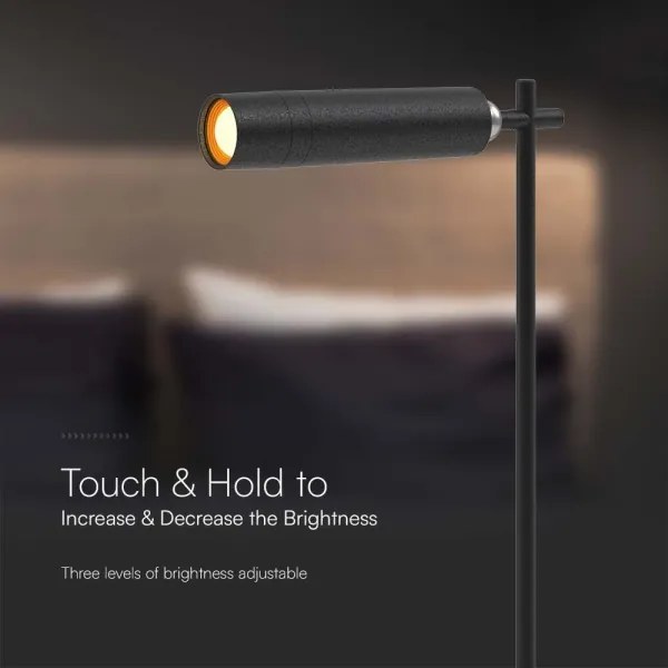 LED Lampada da tavolo magnetica dimmerabile LED/3W/5V 4000K 1500 mAh nero