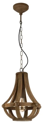 Eglo 49724 - Lampadario a sospensione con catena KINROSS 1xE27/60W