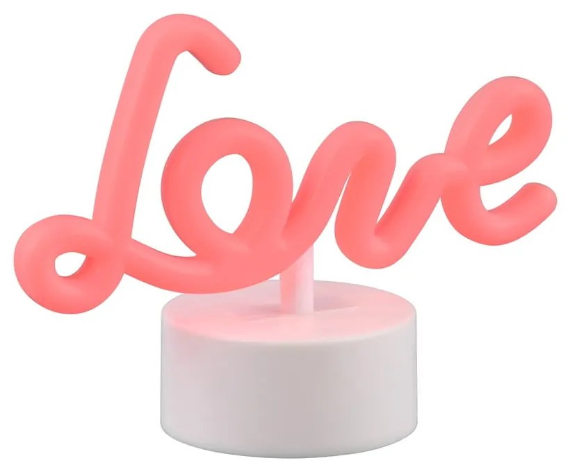 Decorazione luminosa al neon rosa 1 W Amor - Trio