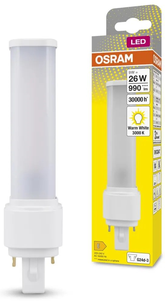Lampadina LED G24d-3/9W/230V 3000K - Osram