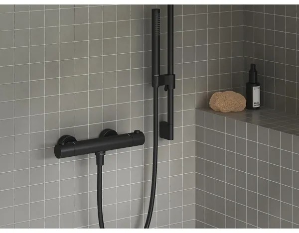 Ravak X07P568 - Flessibile doccia in plastica, 150 cm, nero