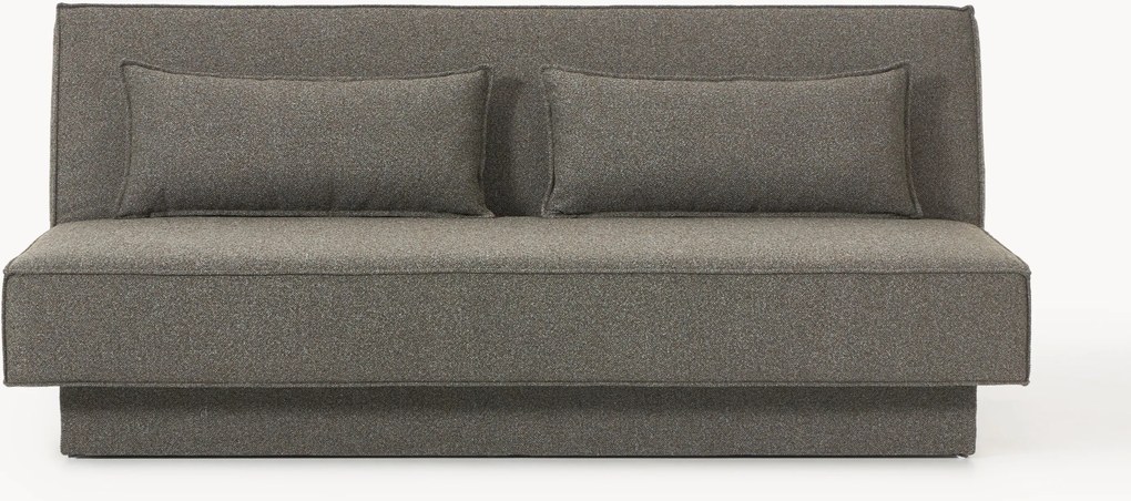 Divano letto in bouclé con contenitore David