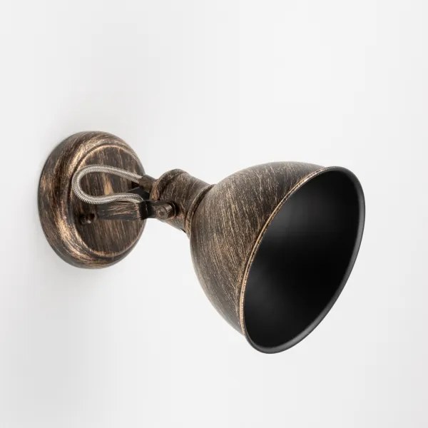 Brilagi - Faretto da parete TECHNO 1xE27/60W/230V bronzo/patina