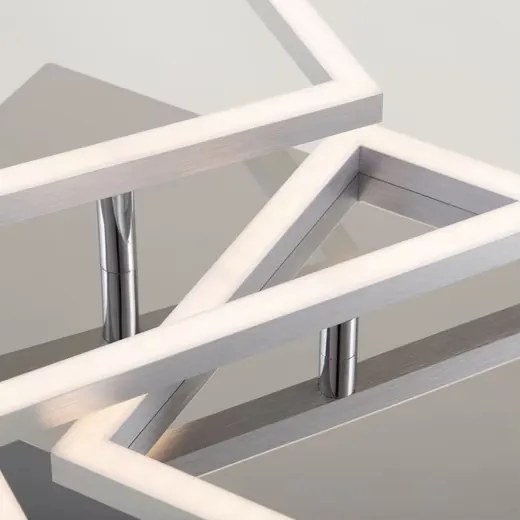 Plafoniera LED/42W/230V 3000K cromo opaco