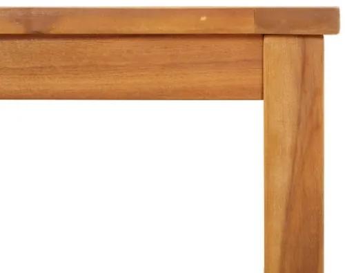 Tavolino da Salotto 40x40x36 cm in Legno Massello di Acacia