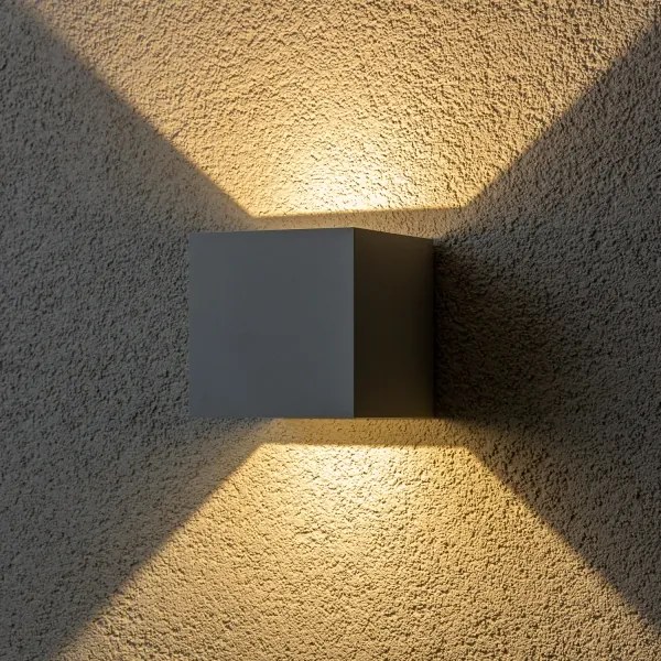 Brilagi - Applique a LED da esterno CUBE LED/6W/230V grigio IP54