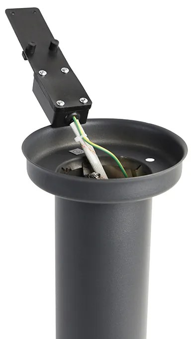 Lampada da palo antracite 45 cm IP44 - Rox