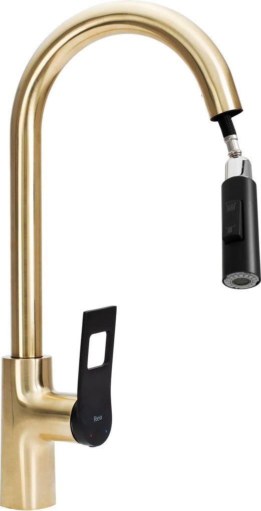 Rubinetto da cucina Rea SOUL Gold Black
