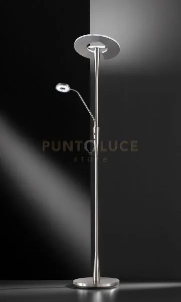 Quebec piantana led 5,5w 600lm- 35w 4200lm, 3000+4500+6500k-con lam...