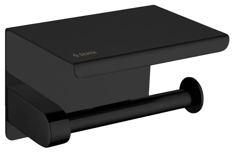 Deante ADR_N221 - Porta rotolo per carta igienica ROUND, nero