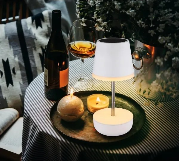 Globo 36638W - Lampada solare LED 10xLED/0,06W/3V IP44 bianco