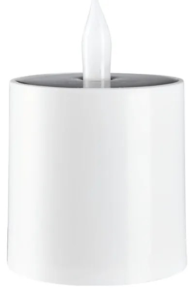 Candela LED solare bianca da esterno, altezza 7,3 cm Saul - Star Trading