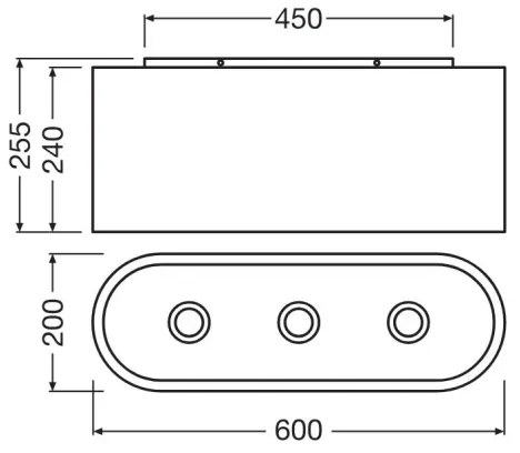 Ledvance - Plafoniera DECOR CARDBOARD 3xE27/15W/230V