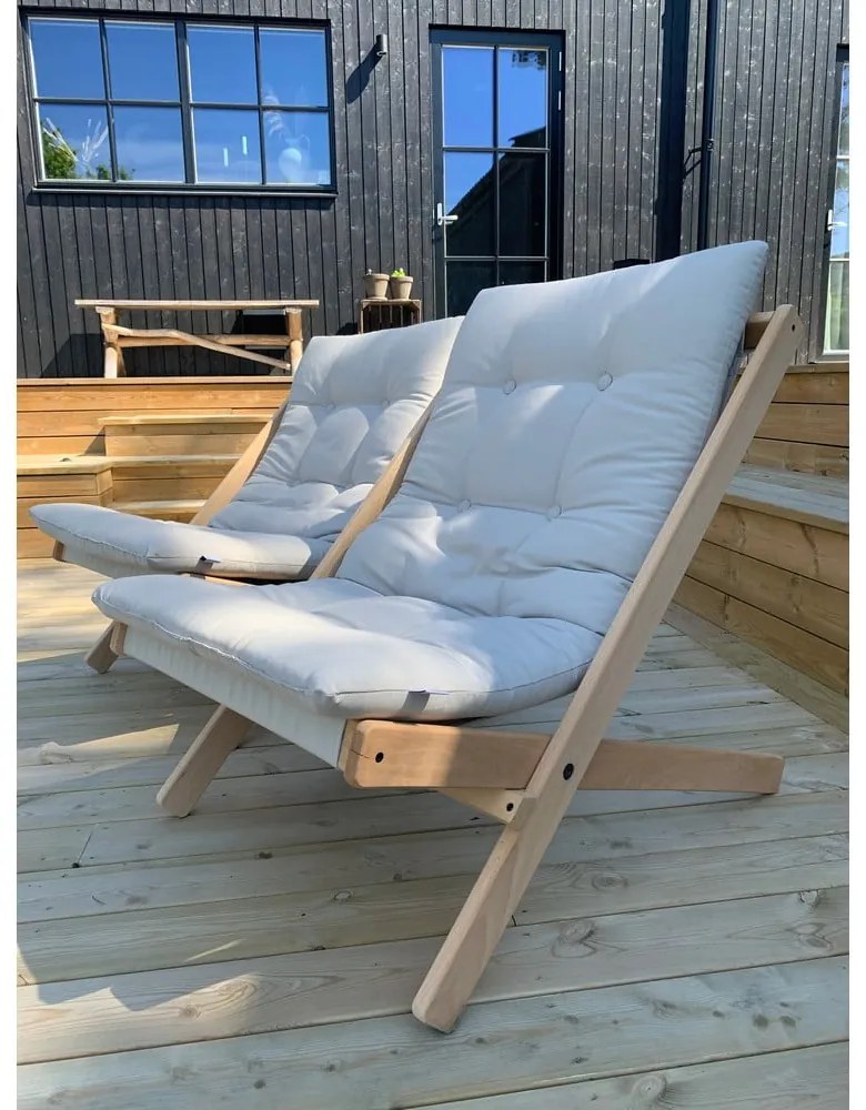 Sedia pieghevole Raw/Grey Boogie - Karup Design