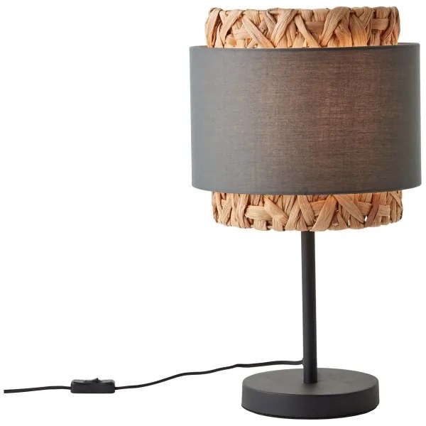 Brilliant - Lampada da tavolo WATERLILLY 1xE27/60W/230V grigio