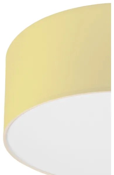 Plafoniera SIRJA PASTEL 1xE27/60W/230V diametro 35 cm giallo