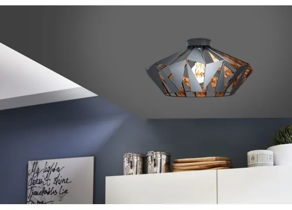 Eglo 43399 - Plafoniera CARLTON 6 1xE27/60W/230V