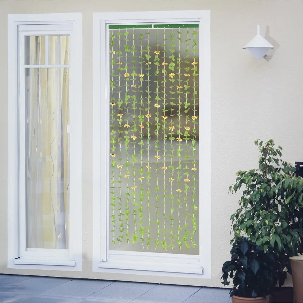 Tenda gialla/verde alla porta 90x190 cm Sunflowers – Maximex