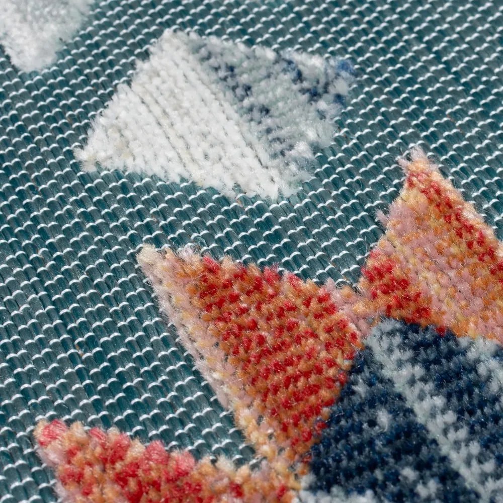 Tappeto blu per interni ed esterni 160x230 cm Avery Blue - Flair Rugs