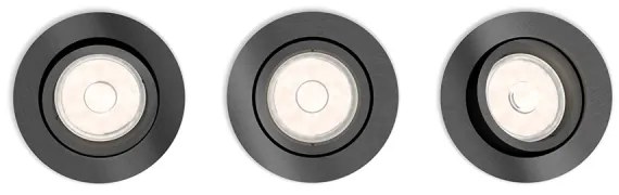 Philips 50393/99/PN - KIT 3x Lampada da incasso MYLIVING DONEGAL 1xGU10/5,5W/230V